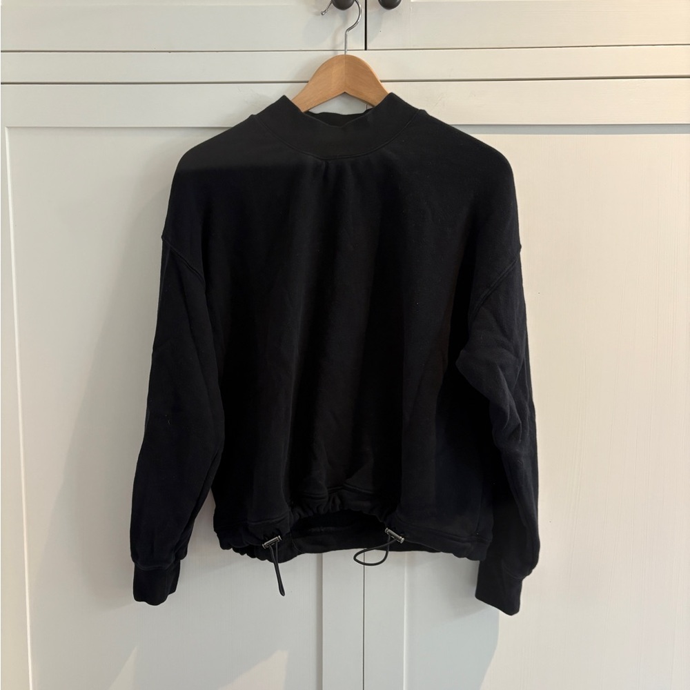 Vince Black Cotton Sweatshirt
